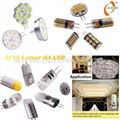 SMD 2835 1.5W Ceiling G4 LED Lights Crystal 150LM Long Life Downlights  2