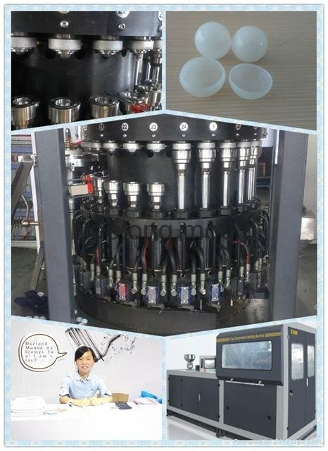24 cavity Pill box Hydraulic press rotary cap compression machine 2
