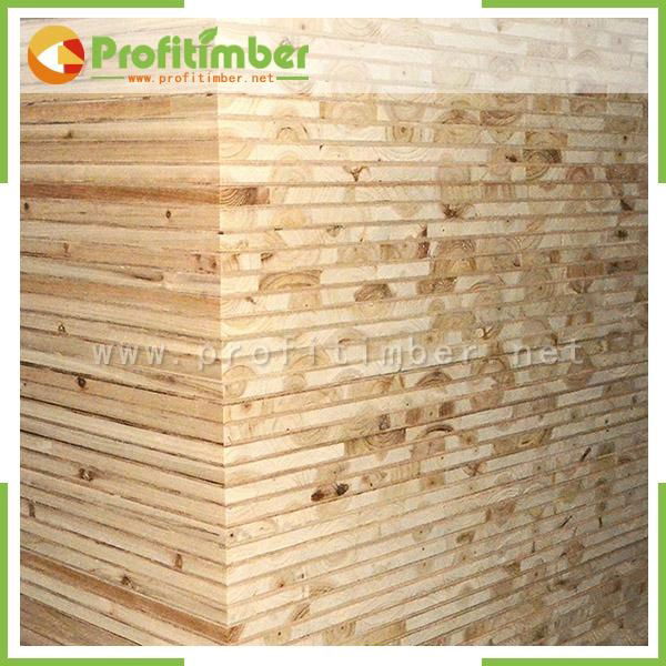 1220*2440mm or Customized Natural Wood Blockboard 3