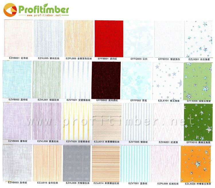 PVC Mdf Board/ 4'*8'/6'*9' Thickess 9-25MM Wood Fiber 3