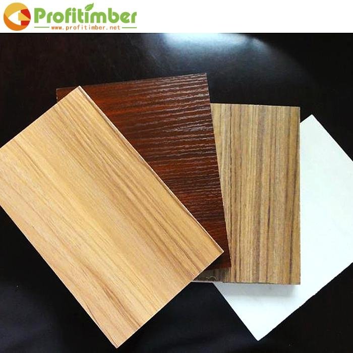 High Density Colored Veneer Melamine Coated Plywood 3