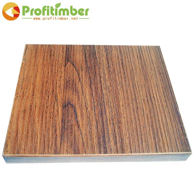 High Density Colored Veneer Melamine Coated Plywood 4