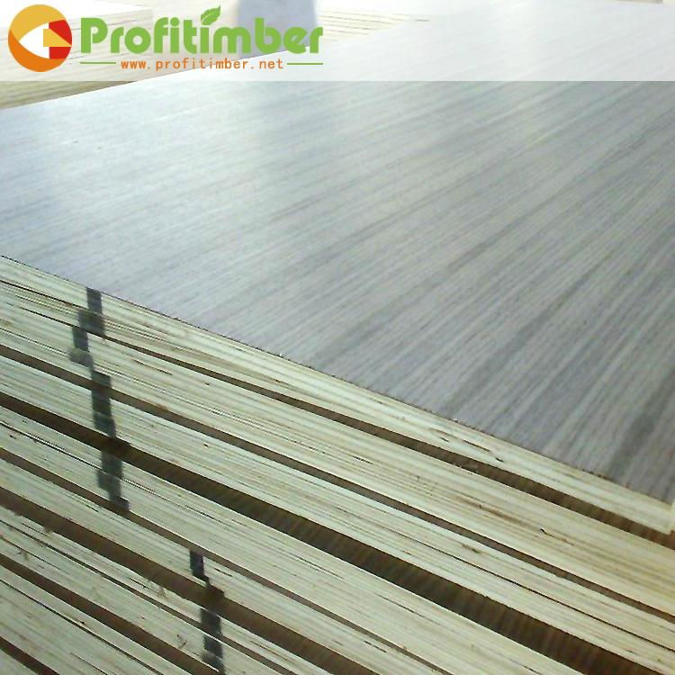 High Density Colored Veneer Melamine Coated Plywood