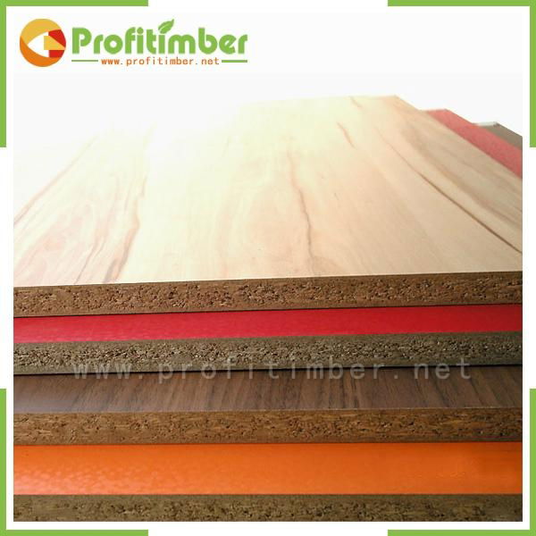 Indoor Use Eco-friendly Melamine Coated Particle Board 2