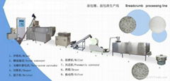 bread crumb processing line