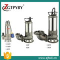  2015 new product stainless steel submersible sewage water pump with vortex impe