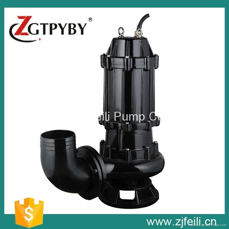 WQ QW submersible sewage water pump for waste water treatment 3
