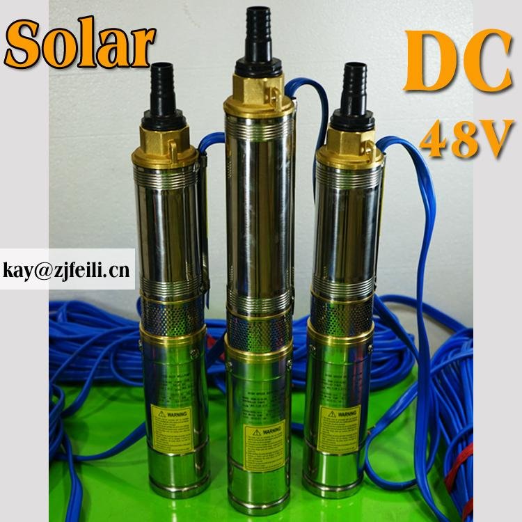 4 brushless dc solar water pump dc deep well for agriculture pumpe solar 3