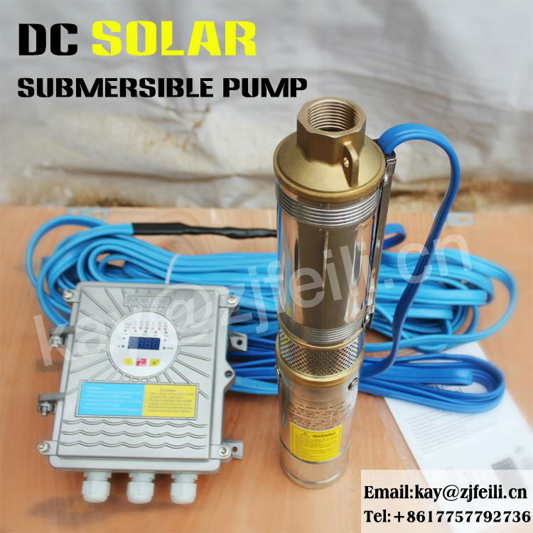 4 brushless dc solar water pump dc deep well for agriculture pumpe solar 4