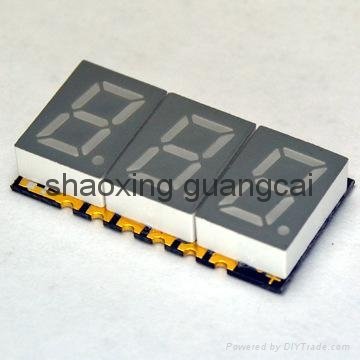 0.56“ 2 digit ultra thin blue light chip smd display GD5621AB