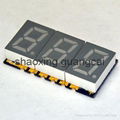 0.56“ 2 digit ultra thin blue light chip smd display GD5621AB