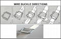 BST Zhejiang Huzhou wire buckle for plastic strap 25mm 4