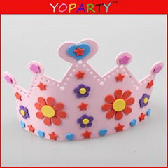 girls boys kids party DIY easter handicraft Children princess EVA foam crown