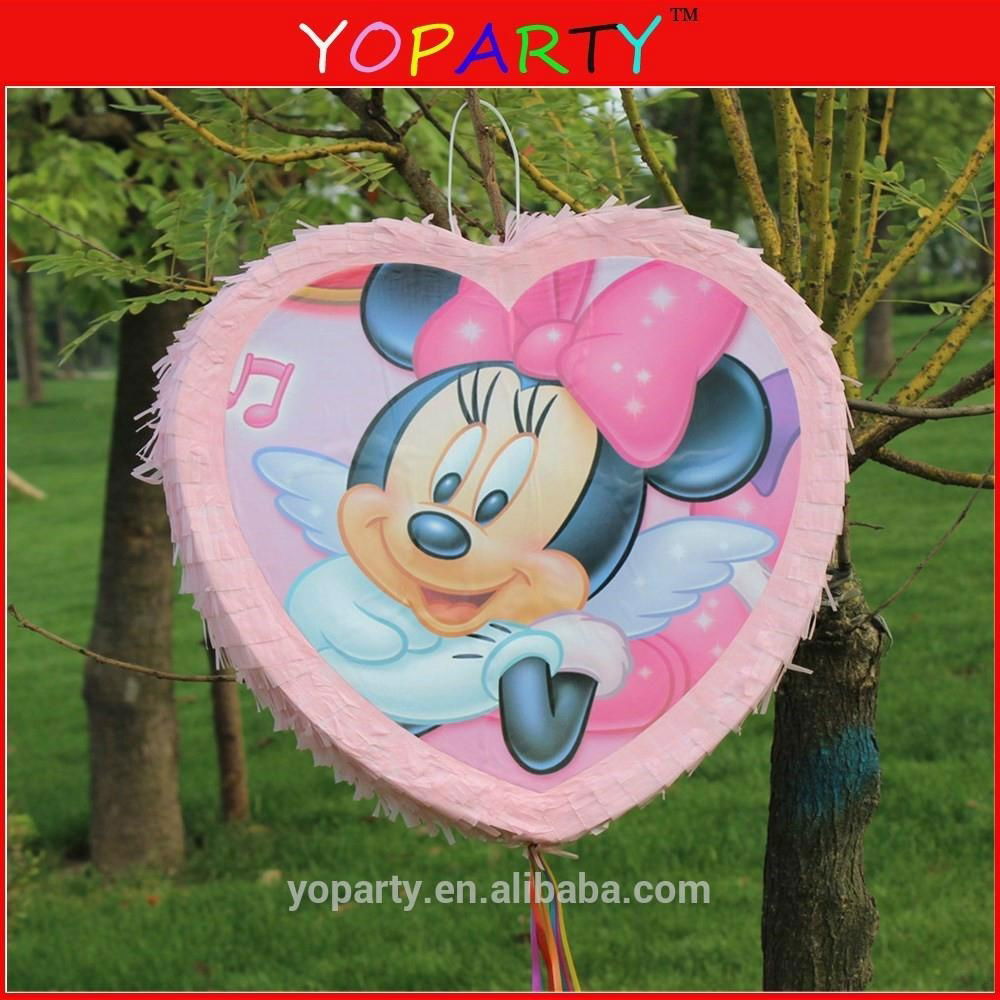 festival party carton heart shaped princess car super mouse pinata for kids adul 2