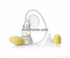 2015 silicone manual breast pump with BPA free