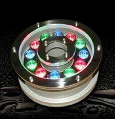 High Quality Waterproof 12W Ip68 Colorful Waterproof Led Underwater Lightings