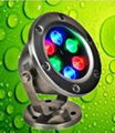 High Quality Waterproof 6W Ip68 Colorful Waterproof Led Underwater Lightings