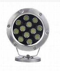 High Quality Waterproof 12W Ip68 Colorful Waterproof Led Underwater Lightings