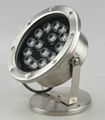 High Quality Waterproof 15W Ip68 Colorful Waterproof Led Underwater Lightings