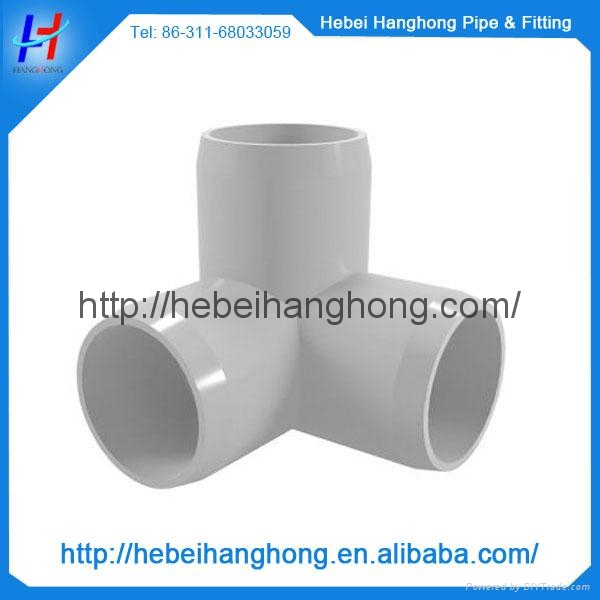 2 inch plastic pvc 3 way elbow pipe fittings HH202 HH (China