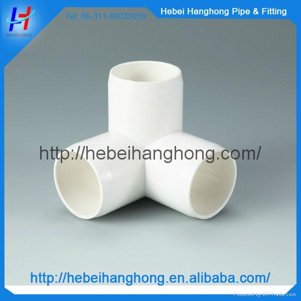 2 inch plastic pvc 3 way elbow pipe fittings HH202 HH (China