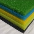 polyurethane foam cotton fabric filter/air filter cotton 1