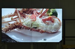 The zero mm bezel seamless LCD video wall 46''