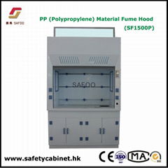 Polypropylene chemical Fume hood