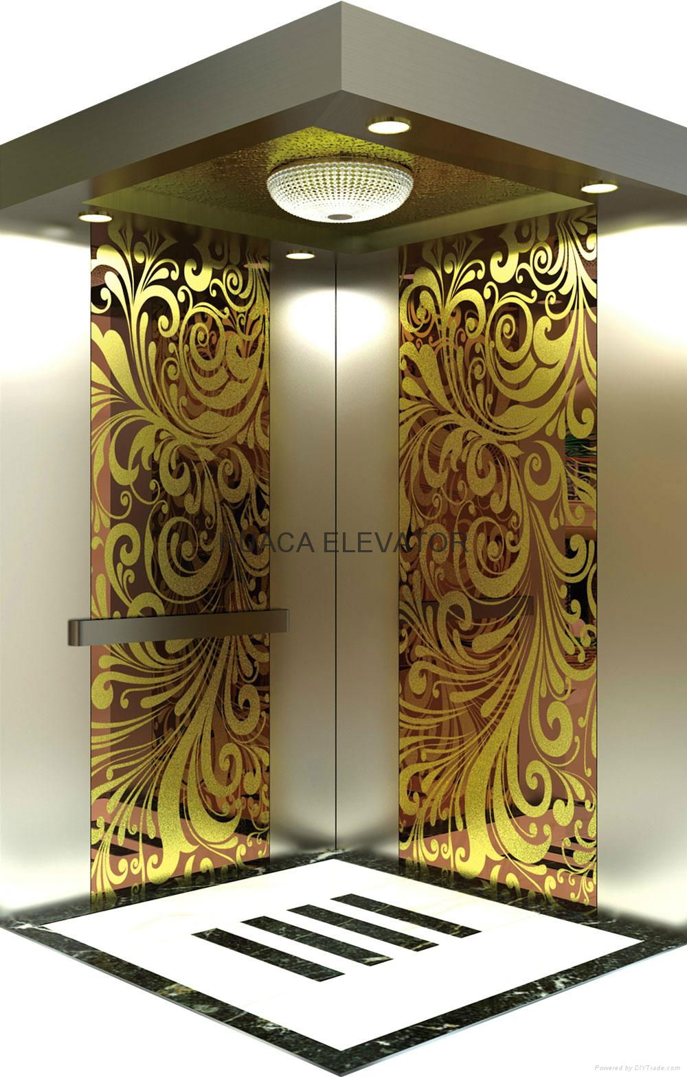 Elegant villa elevator