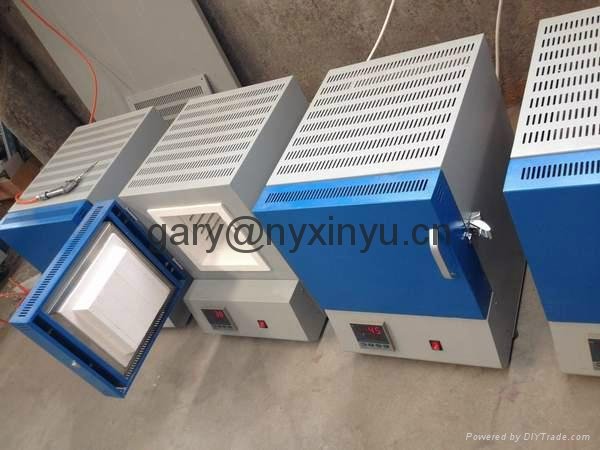 1200.C lab muffle furnace for ceramic sintering 12L 2