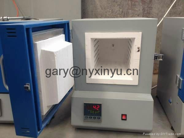 1200.C lab muffle furnace for ceramic sintering 12L