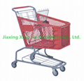 "plastic shopping trolley baskets PL100A880×510×940mm "