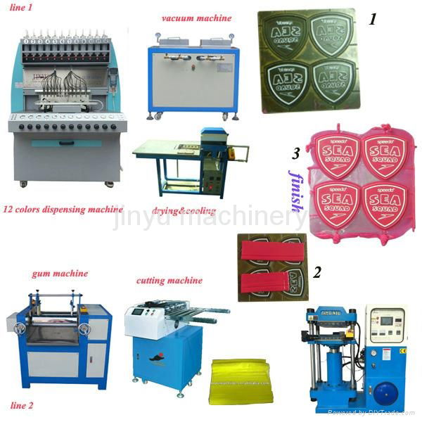 silicone label /trademark/logo/brand making machine  2