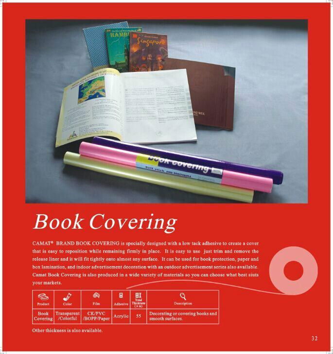 Book covering& shelf liner & self adhesive wrapping sheet