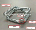 BST Factory Supply 16mm Galvalized Packaging Wire Buckles