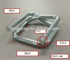 BST Factory Supply 16mm Galvalized Packaging Wire Buckles