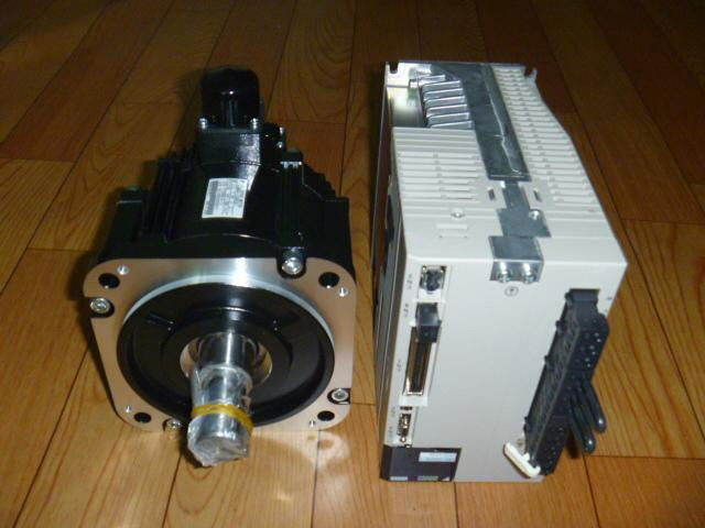 Silver AC servo motor