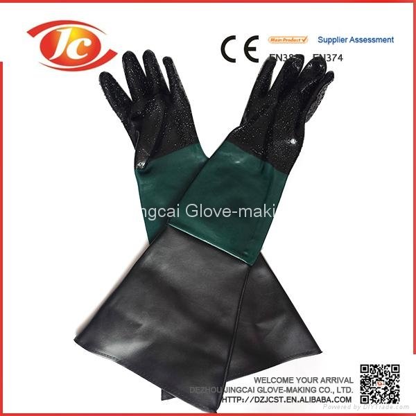 safety gloves sleeve long cuff