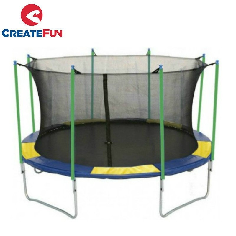 CreateFun 12ft Commercial Outdoor Trampoline With Enclosure