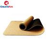 CreateFun non slip TPE cork yoga mat 2