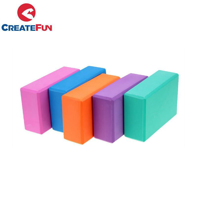 CreateFun Custom EVA Foam Yoga Block 3*6*9 and 4*6*9 4