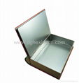 Book shape metal tin box for cookie  3