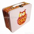 School use metal lunch tin box for kids