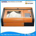 Factory prices!!!Professional SINMIC 3020(300*200mm) 40W CO2 rubber stamp laser 