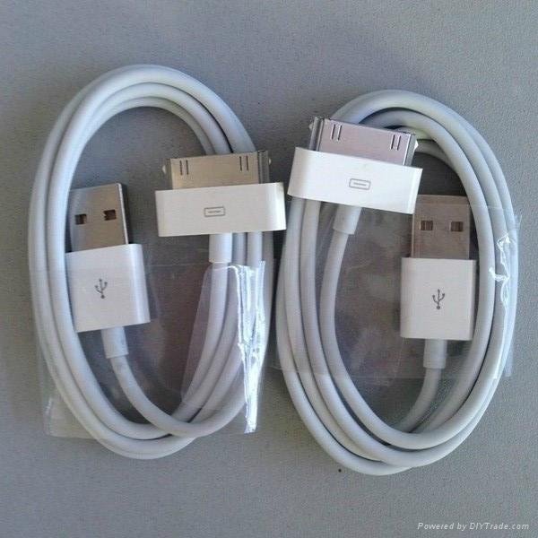 30-Pin to USB Charge Cable for iPhone- White 2