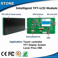 2015 5 inch digital tft lcd module with drive board screen controller and TTL in