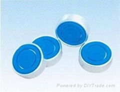 Glass infusion bottle plastic pull ring lids/caps