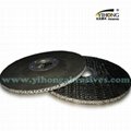 fiberglass backing pad for abrasive flap disc