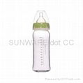 Anti-microbial Borosilicate Glass Feeding Bottle