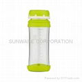 Anti-microbial Borosilicate Glass Water Bottle